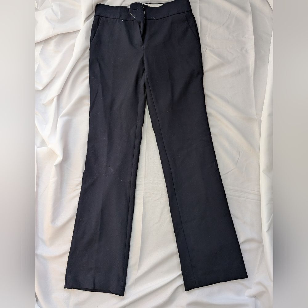 Jcrew 365 navy stretchy Edie pants size 0 nwot